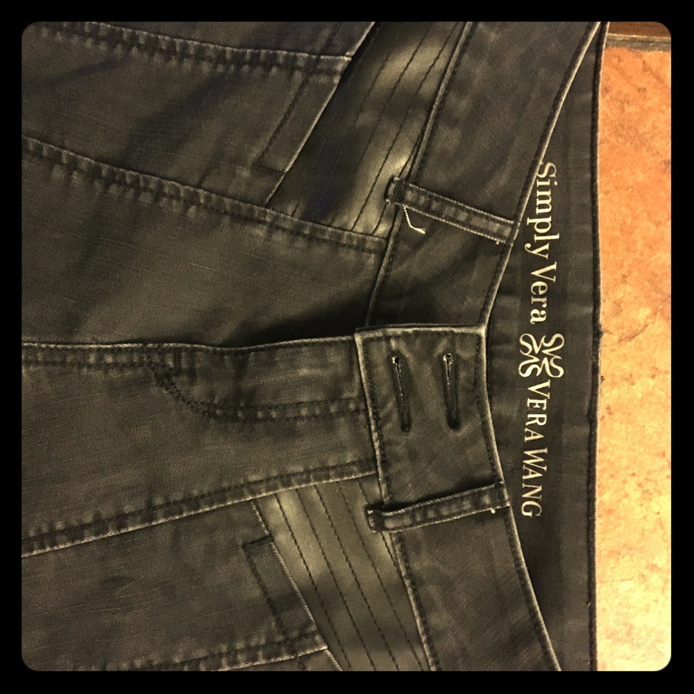 Simply Vera Wang black skinny jeans